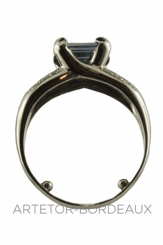 Bague 53 Bague tanzanite et diamants 58 Facettes 20061