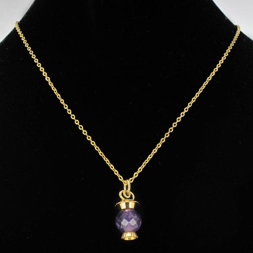 Pendentif Pendentif Améthyste facettée et Or lanterne 58 Facettes CVP11