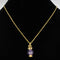 Pendentif Pendentif Améthyste facettée et Or lanterne 58 Facettes CVP11
