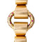 Bracelet Bracelet Tank en or rose, diamants et pierres rouges. 58 Facettes 29753