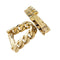 Boutons de manchette Boutons de manchette Hermès, maille gourmette en or jaune. 58 Facettes 30244