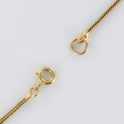 Collier Collier ancien médaillon et coulants émaillés et diamants 58 Facettes 18-357