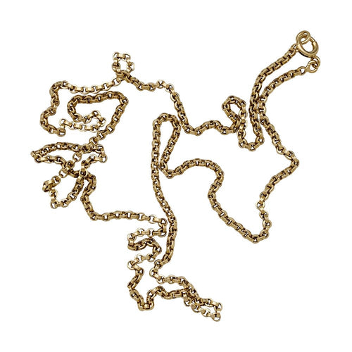 Collier Longue chaîne ancienne. 58 Facettes 29991