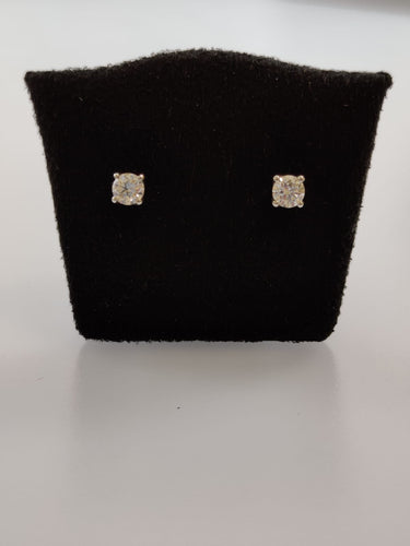 Boucles d'oreilles Paire de boucles d'oreilles diamants, or blanc 18 carats 58 Facettes
