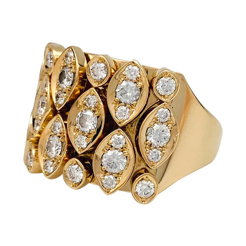 Bague 57 Bague Cartier "Diadea" en or jaune et diamants 58 Facettes 29447-1