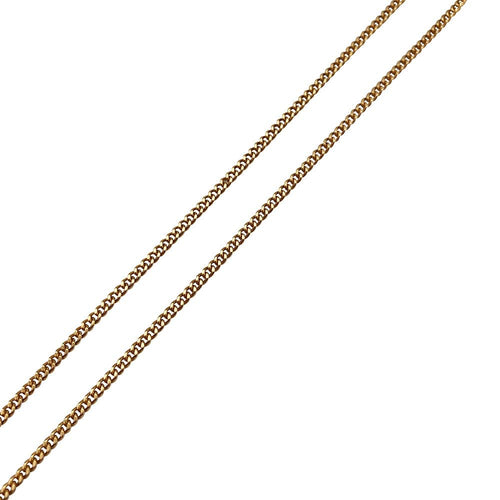 Collier Chaine or jaune maille gourmette. 58 Facettes 30279