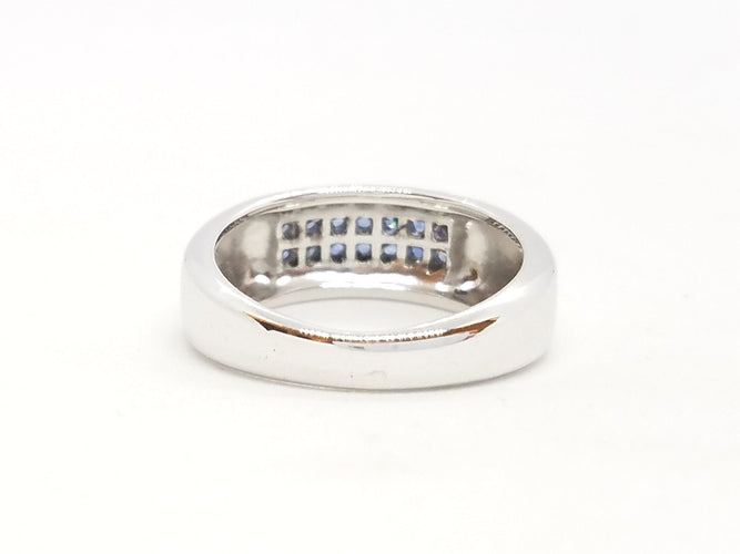Bague 53 Bague Or blanc Diamant 58 Facettes 718105CN