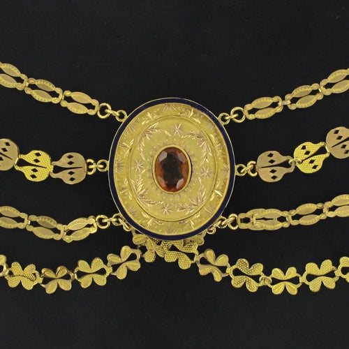 Collier Collier ancien esclavage émail 58 Facettes 14-222