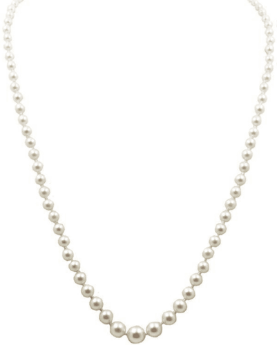 Collier Collier de perles en chute 58 Facettes