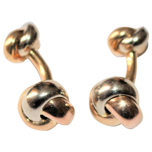 Boutons de manchette CARTIER, boutons de manchettes TRINITY 58 Facettes 386