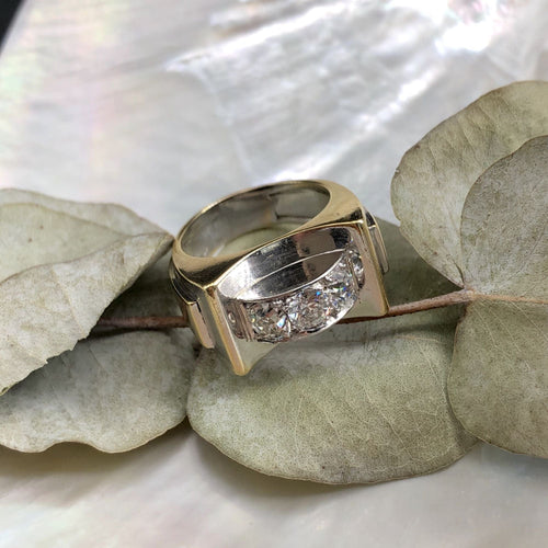 Bague 52 Bague art déco diamants 2 ors 58 Facettes 20-599-50