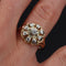 Bague 58 Bague vintage fleur diamant 58 Facettes 21-231-58