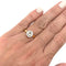 Bague 52 Solitaire diamant 2,01 carats deux ors. 58 Facettes 30490