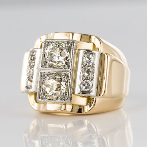 Bague 56 Bague tank diamants 58 Facettes 19-587-59
