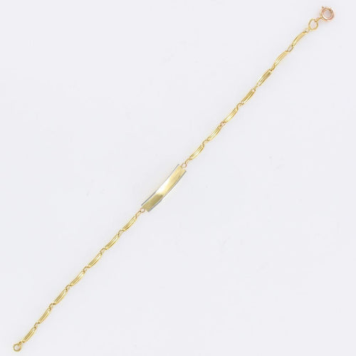 Bracelet Gourmette ancienne bébé or 58 Facettes CV11BR