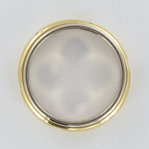 Bague 54 Alliance mobile or blanc or jaune diamants 58 Facettes 18-397-54