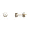 Boucles d'oreilles Puces d'oreilles en or blanc et diamants. 58 Facettes 29535