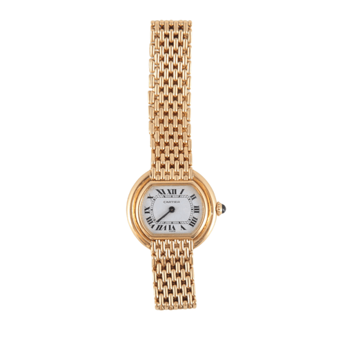 Montre CARTIER - Montre Ellipse en or jaune 58 Facettes