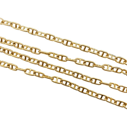 Collier Sautoir Cartier en or jaune, maille marine. 58 Facettes 30109