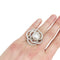 Bague 54 Bague Chanel, "Fil de Camélia", or blanc, perle et diamants. 58 Facettes 29052-1