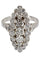 Bague Marquise ancienne diamants 58 Facettes 037371
