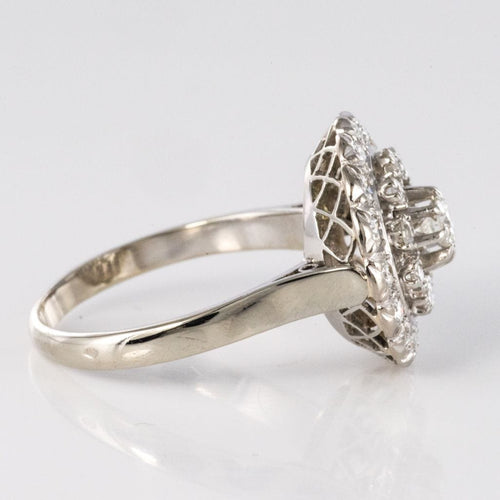 Bague 59 Bague ronde diamants 58 Facettes 19-481-48