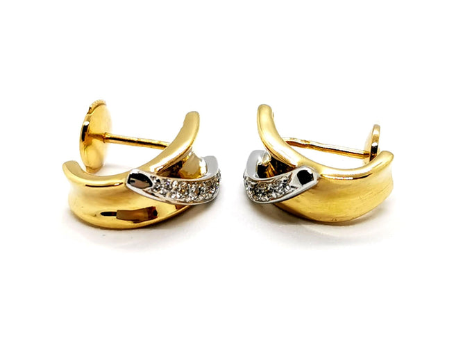 Boucles d'oreilles Boucles d'oreilles Or jaune Diamant 58 Facettes 1117930CN