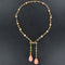 Collier Collier ancien négligé corail peau d'ange et diamants 58 Facettes 17-285