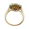 Bague 52.5 Bague marguerite Boucheron, diamant et émeraudes. 58 Facettes 29377