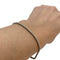 Bracelet Bracelet ligne diamants en or blanc. 58 Facettes 30221