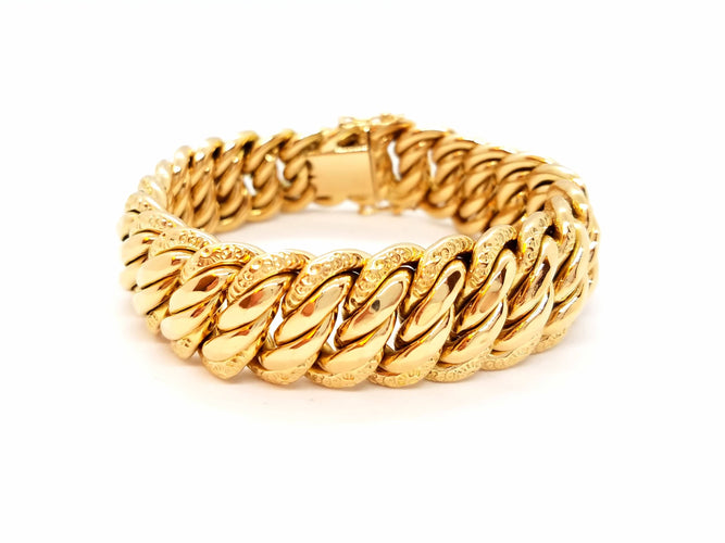 Bracelet Bracelet Maille américaine Or jaune 58 Facettes 904601CD