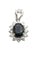 Pendentif Pendentif saphir entourage diamants 58 Facettes 30161
