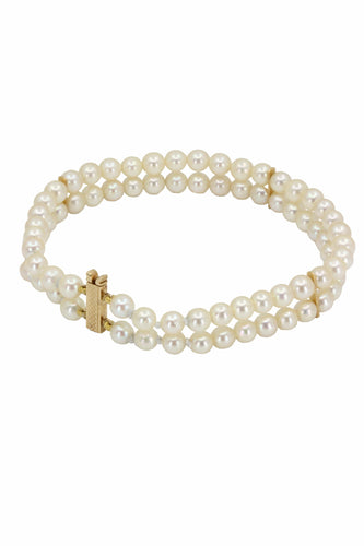 Bracelet Bracelet perles double rang 58 Facettes