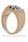 Bague 57 Chevalière diamants 58 Facettes 34671