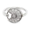 Bague 46 Bague Cartier "Amulette" or blanc et diamants 58 Facettes 30300