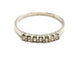 Bague 50 Bague Demie alliance Or blanc Diamant 58 Facettes 1186430CN