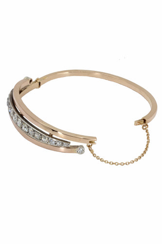 Bracelet Bracelet diamants ancien 58 Facettes