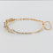 Bracelet Bracelet ancien ligne motif floral serti de diamants 58 Facettes 19-053