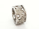 Bague 54 Van der Bauwede Bague Lierre Or blanc Diamant 58 Facettes 00044GD