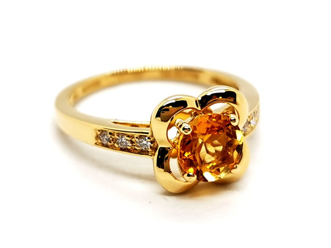 Bague 52 Mauboussin Bague Désirez l'amour Or jaune Citrine 58 Facettes 1161960CD