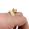 Bague 53 Bague Cartier "Panthère de Cartier" en or jaune, diamants, émeraudes et onyx. 58 Facettes 29384-1