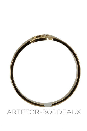 Bague 55 Bague diamants moderne 58 Facettes 35991