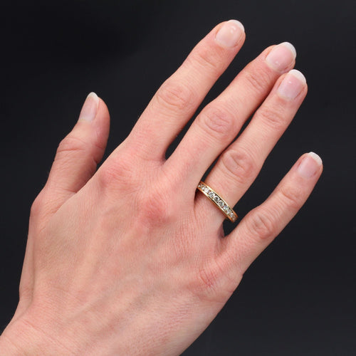 Bague 56 Alliance diamants occasion 58 Facettes 20-549-53