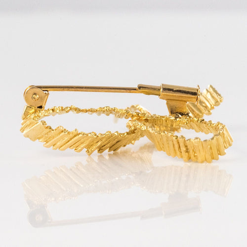 Broche Broche noeud or jaune 58 Facettes 20-235