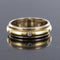 Bague 54 Alliance mobile or blanc or jaune diamants 58 Facettes 18-397-54