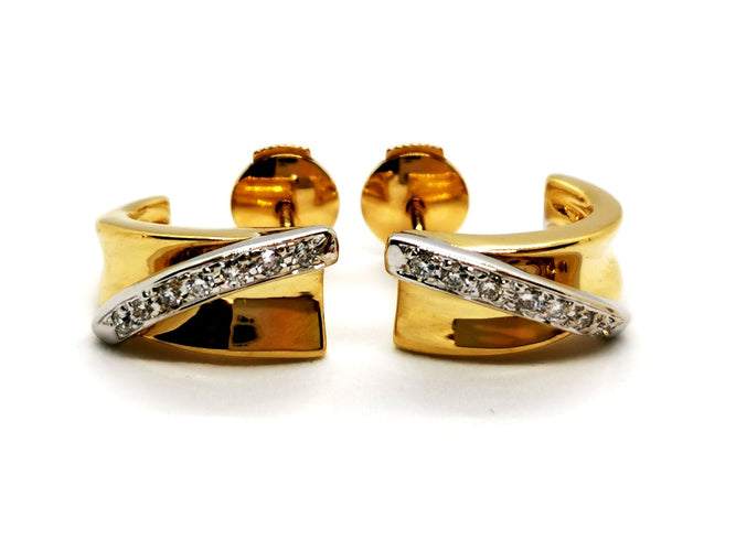 Boucles d'oreilles Boucles d'oreilles Or jaune Diamant 58 Facettes 1117930CN