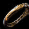 Bague 61 Demi Alliance diamants sur or jaune 58 Facettes 18-077-61