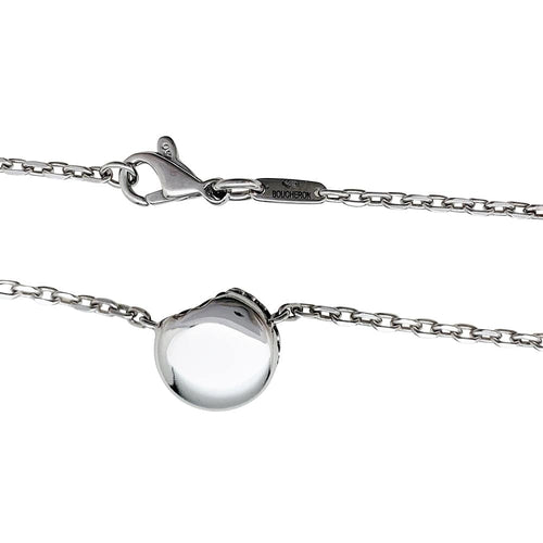 Collier Collier Boucheron, "Tentation Macaron", en or blanc, diamants et saphirs. 58 Facettes 30608