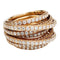Bague 52 Bague de Grisogono "Allegra" en or rose et diamants. 58 Facettes 30547
