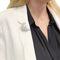 Broche Broche Chaumet diamants, platine et or blanc. 58 Facettes 30612